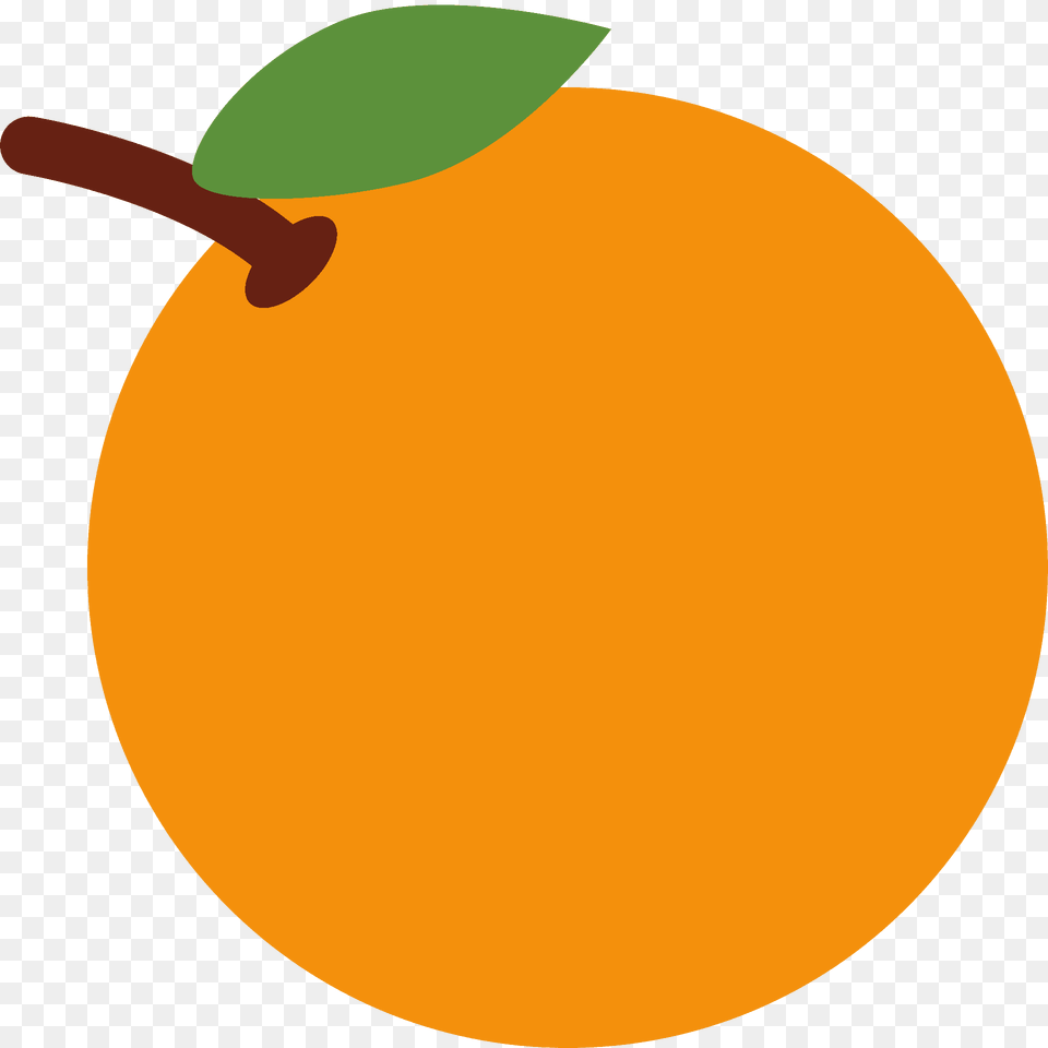 Tangerine Emoji Clipart, Produce, Plant, Food, Fruit Png Image