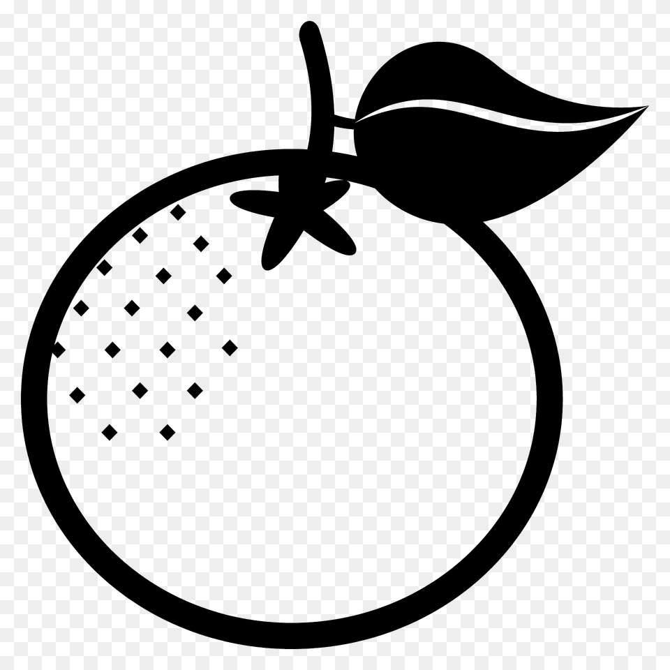 Tangerine Emoji Clipart, Food, Fruit, Plant, Produce Png