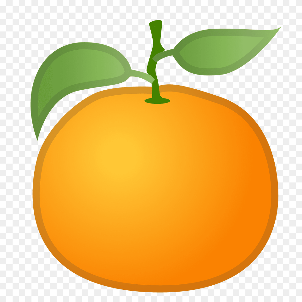 Tangerine Emoji Clipart, Citrus Fruit, Food, Fruit, Orange Png Image