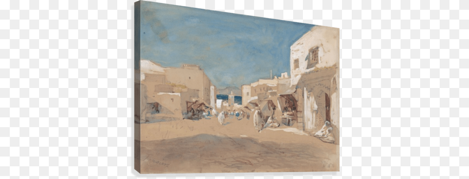 Tangiers Hercules Brabazon Brabazon Canvas Print Hercules Brabazon Brabazon, Art, Painting, City, Road Png