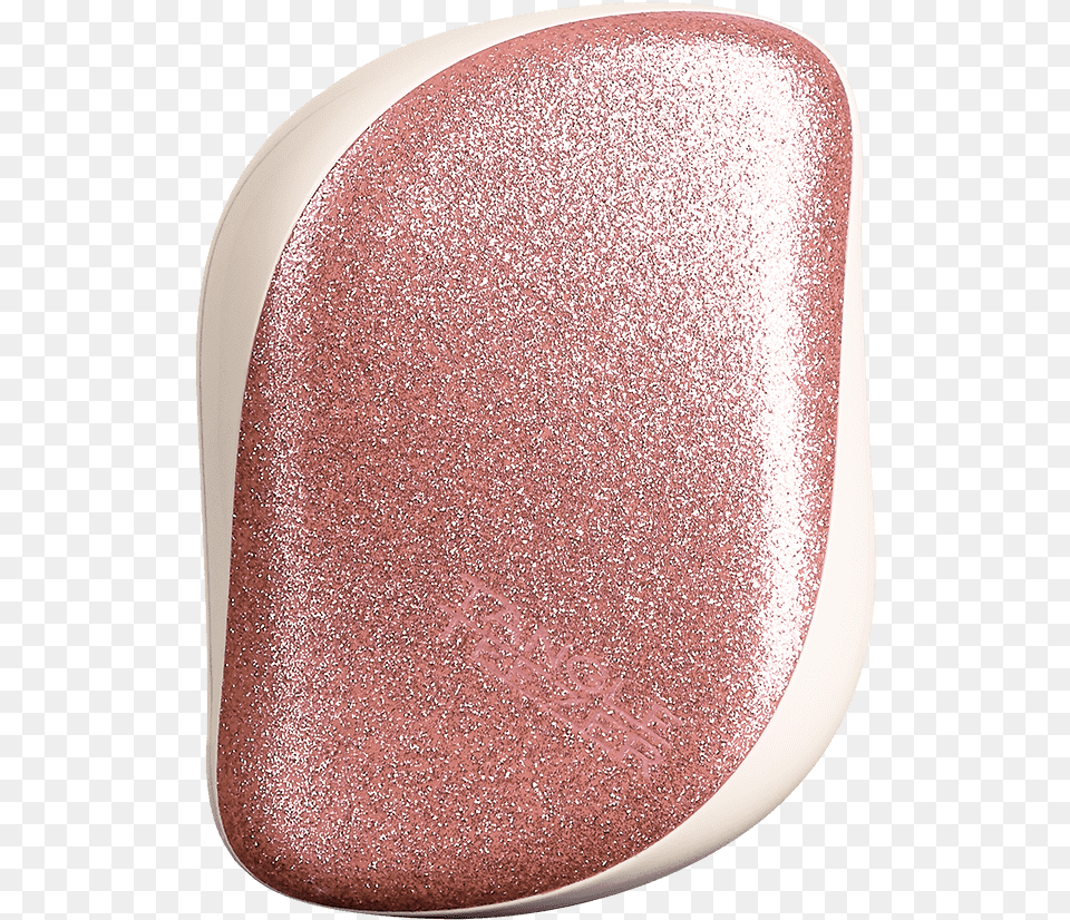 Tangle Teezer Compact Styler Rose Gold Glitter, Plate, Cushion, Home Decor Png Image