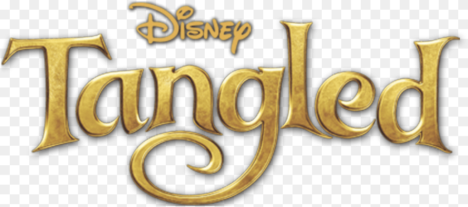 Tangled Netflix Disney Tangled Logo, Gold, Text, Book, Publication Png