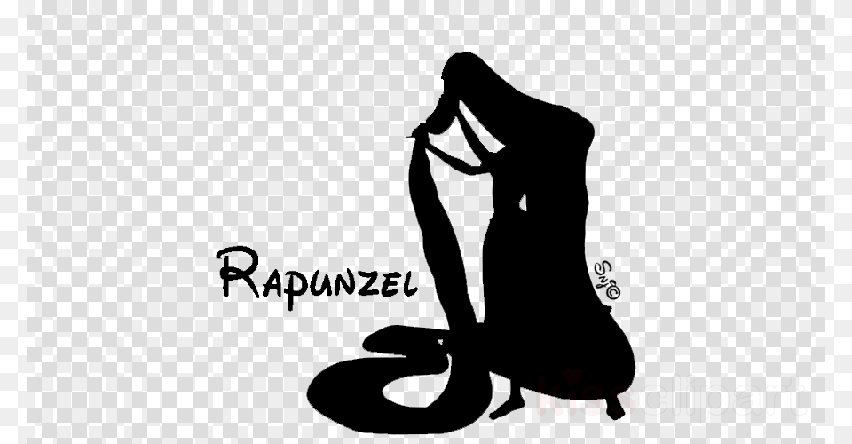 Tangled Rapunzel Shadow Clipart Rapunzel Silhouette, Adult, Male, Man, Person Png