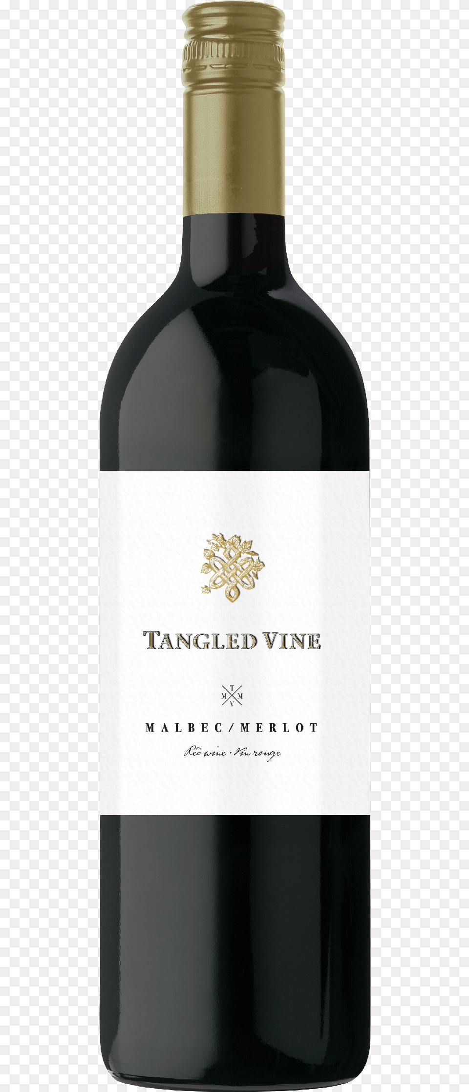 Tangled Vine Mablec Merlot Chateau Lalande D Auvion 2014, Alcohol, Beverage, Bottle, Liquor Png