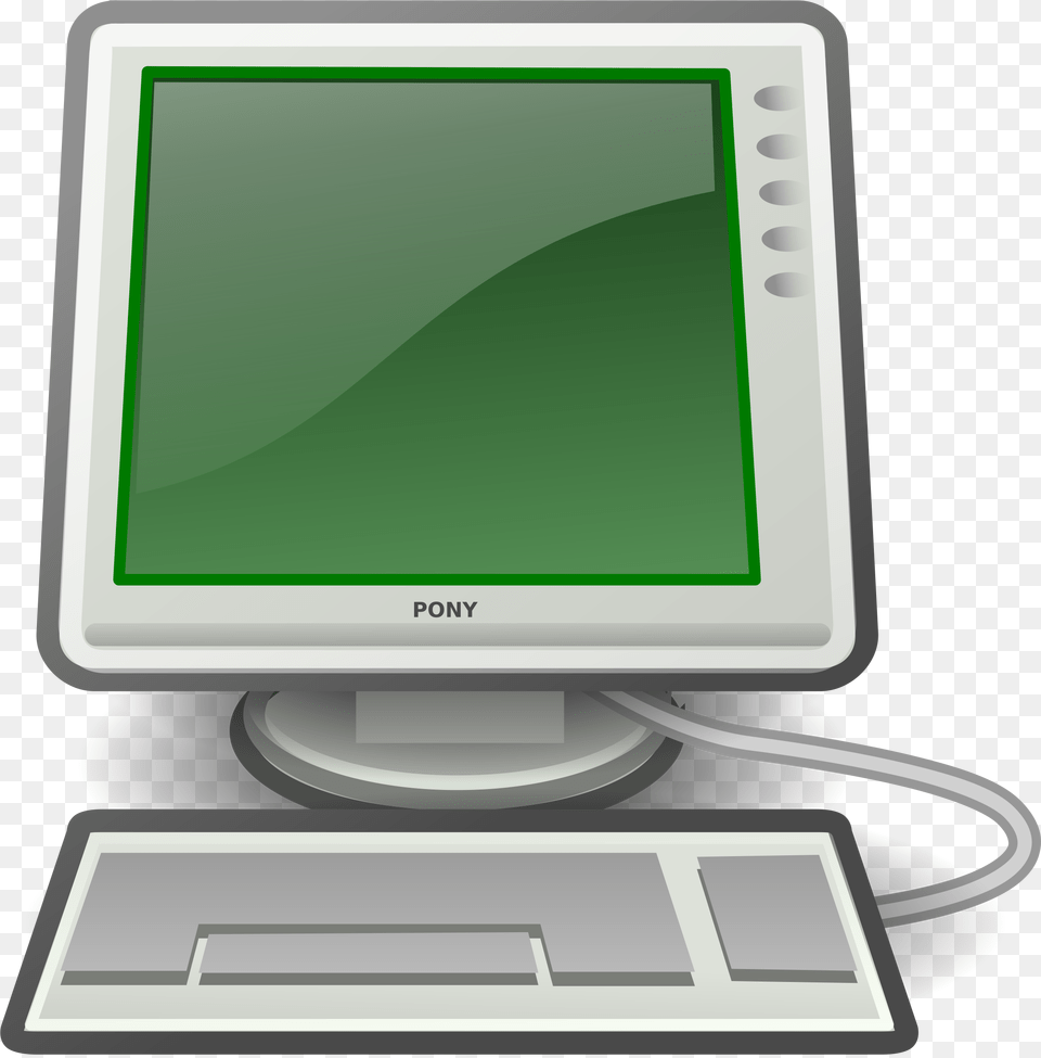 Tango Computer Green Clip Arts Transparent Background Computer Clipart, Electronics, Pc, Desktop, Screen Free Png Download
