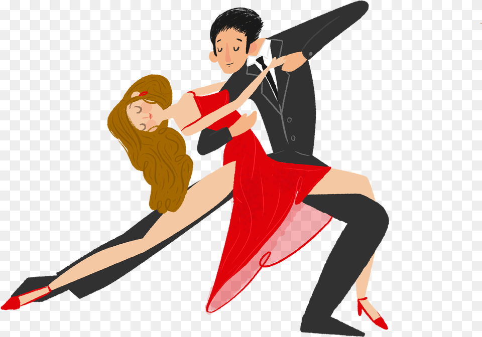 Tango Illustration, Dancing, Person, Leisure Activities, Dance Pose Free Transparent Png