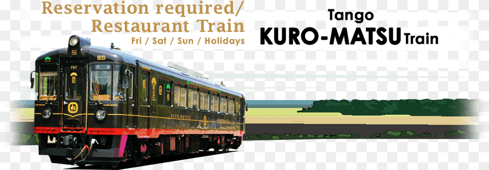 Tango Kuro Matsu Train Willer Trains, Railway, Transportation, Vehicle, Person Free Transparent Png