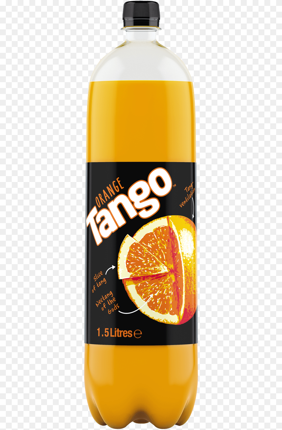 Tango Orange Bottle 12 X Tango Orange 15 L, Beverage, Juice, Orange Juice, Food Png Image