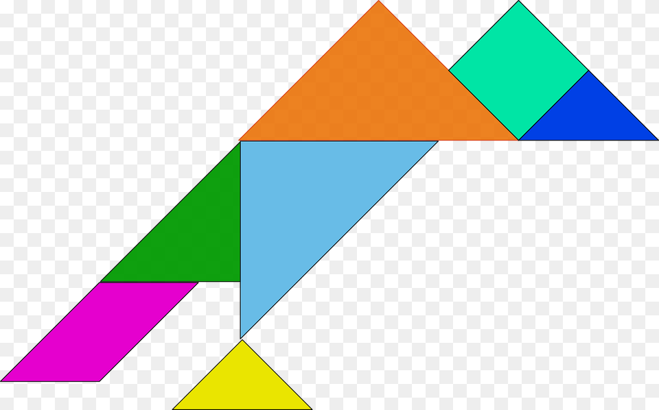 Tangram Animals, Triangle, Toy Png