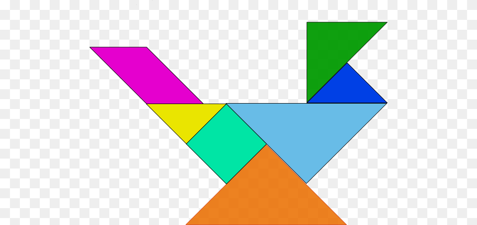 Tangram Blocks Game Clip Art Vector, Graphics, Triangle Png Image
