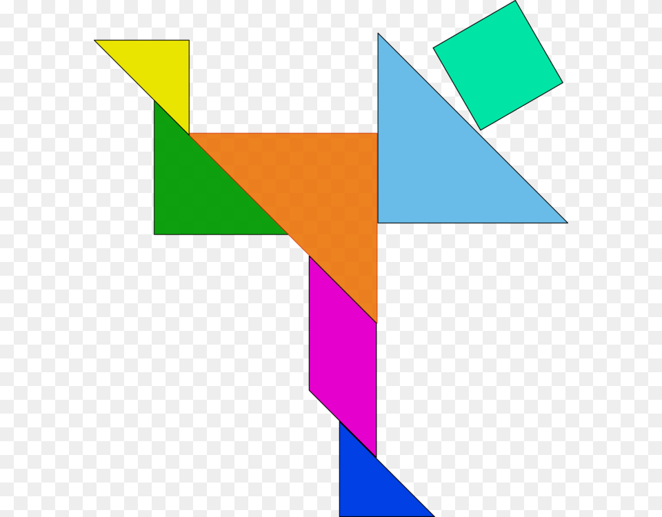 Tangram Blocks Tangram Patterns Puzzle Game, Triangle, Art, Graphics Png Image