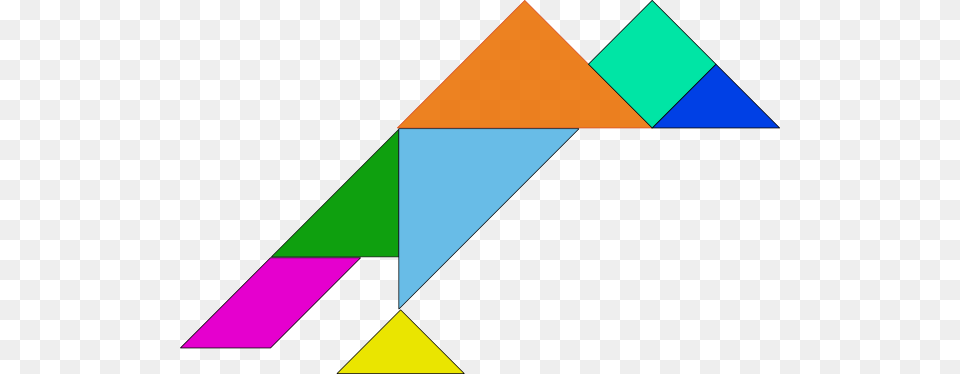Tangram Clip Art Vector, Triangle Png