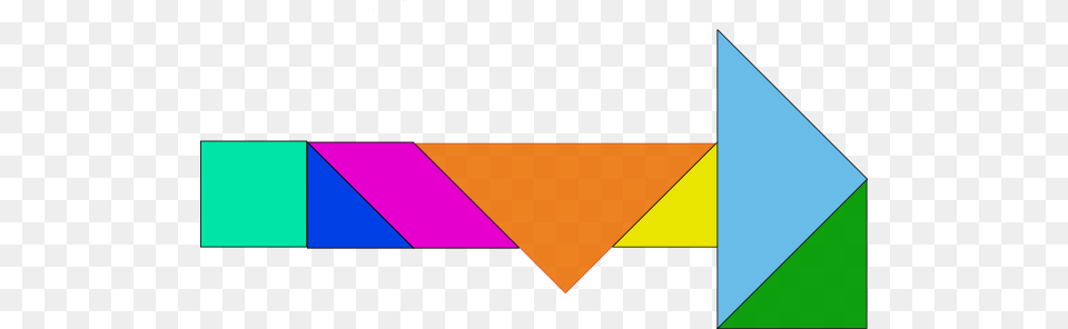 Tangram Clip Arts, Triangle Free Png