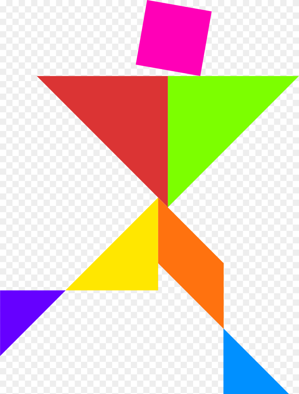 Tangram Clipart, Triangle Free Transparent Png