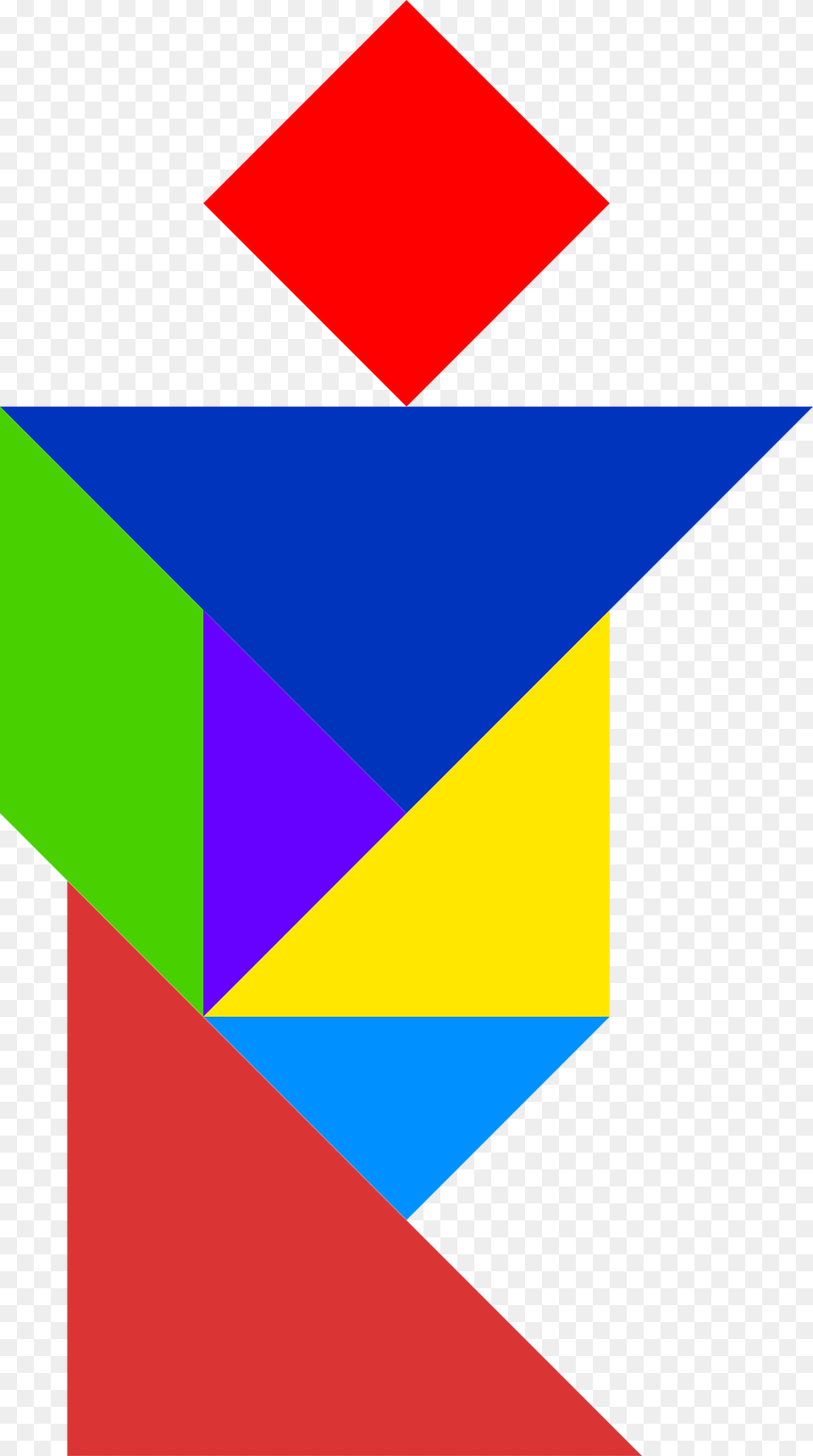 Tangram Clipart, Triangle Png Image