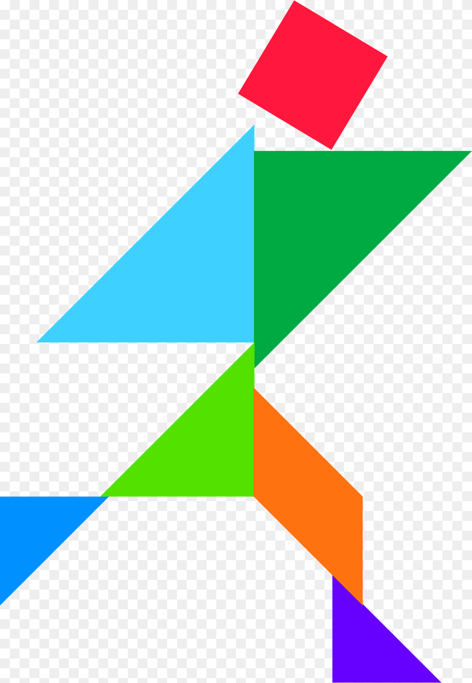 Tangram Clipart, Triangle, Toy Free Png Download