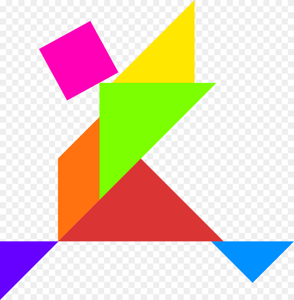 Tangram Clipart, Art, Graphics, Triangle Free Png Download