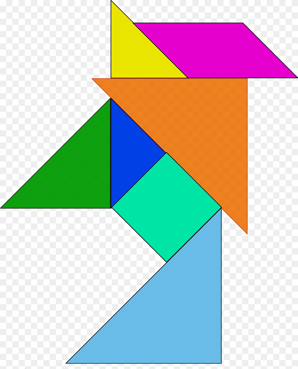 Tangram Clipart, Triangle, Art, Graphics Free Png Download