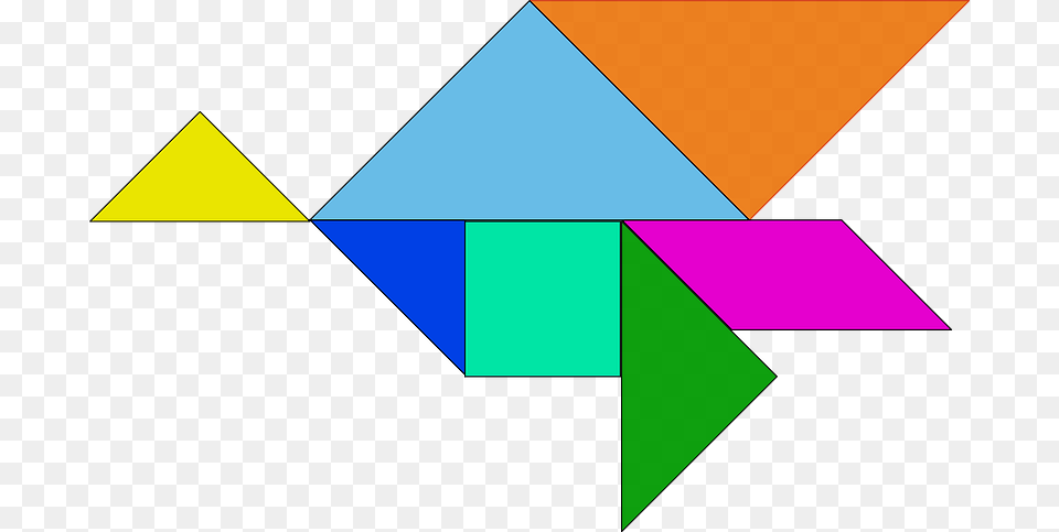 Tangram Flying Bird Clipart Different Types Of Tangrams, Triangle, Art Free Transparent Png