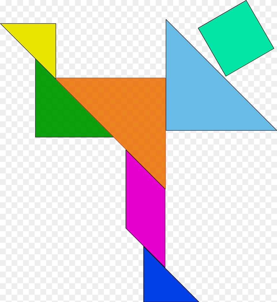 Tangram Person Clipart, Triangle, Art, Modern Art Free Transparent Png