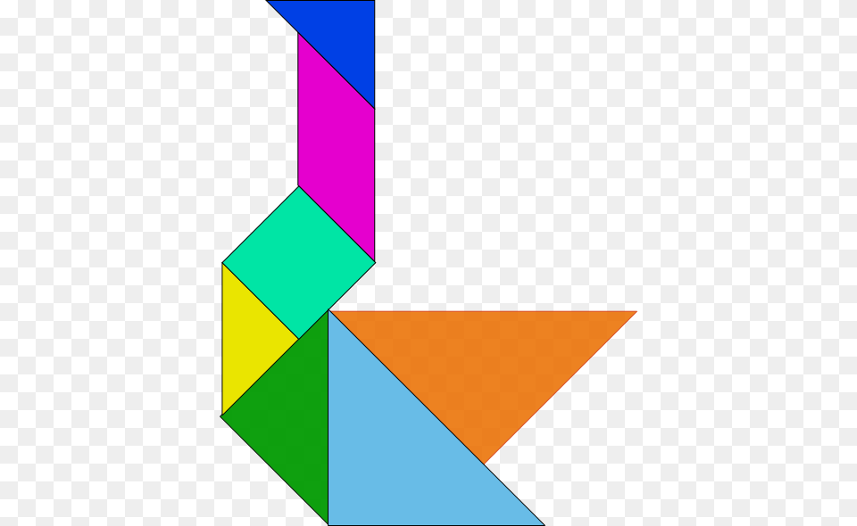 Tangram Puzzle Clip Art Vector, Graphics, Triangle Free Png Download