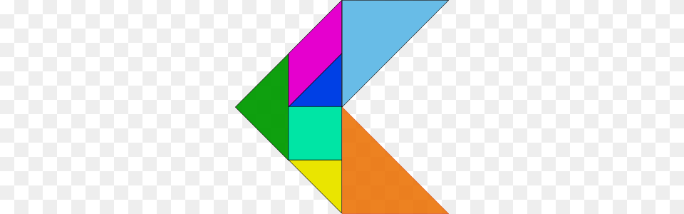 Tangram Puzzle Game Clip Art, Triangle Png