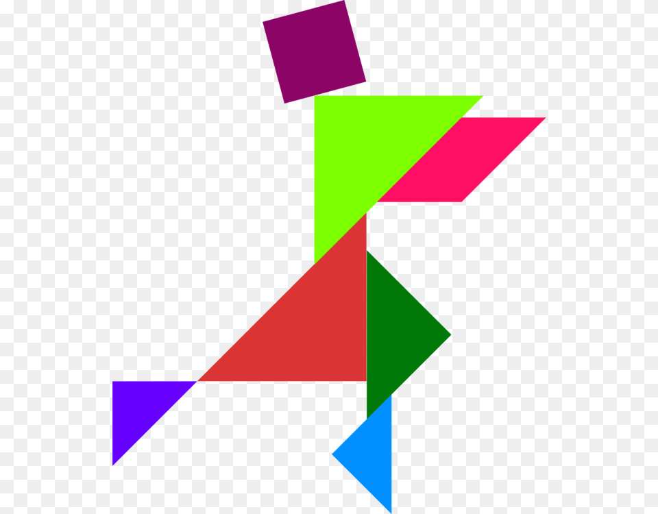 Tangram Puzzle Game Crossword Triangle, Art, Graphics, Purple, Cross Free Png