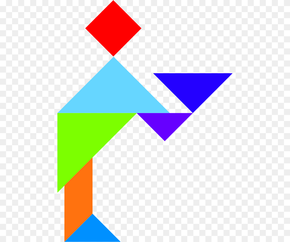 Tangram Shape People, Art, Graphics, Triangle Free Transparent Png