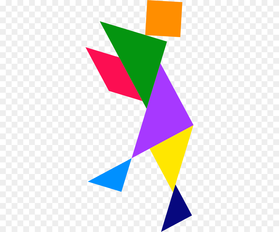 Tangram Shape People, Art, Graphics, Toy Png Image
