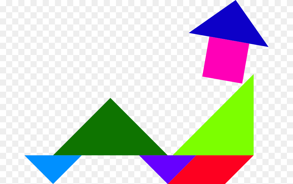 Tangram Shape People, Triangle, Person, Art Png