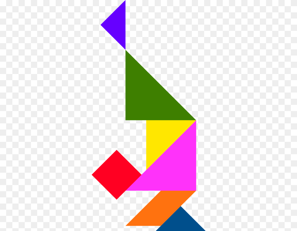 Tangram The Ancient Chinese Puzzle Jigsaw Puzzles Computer Icons, Triangle, Art, Graphics Free Transparent Png