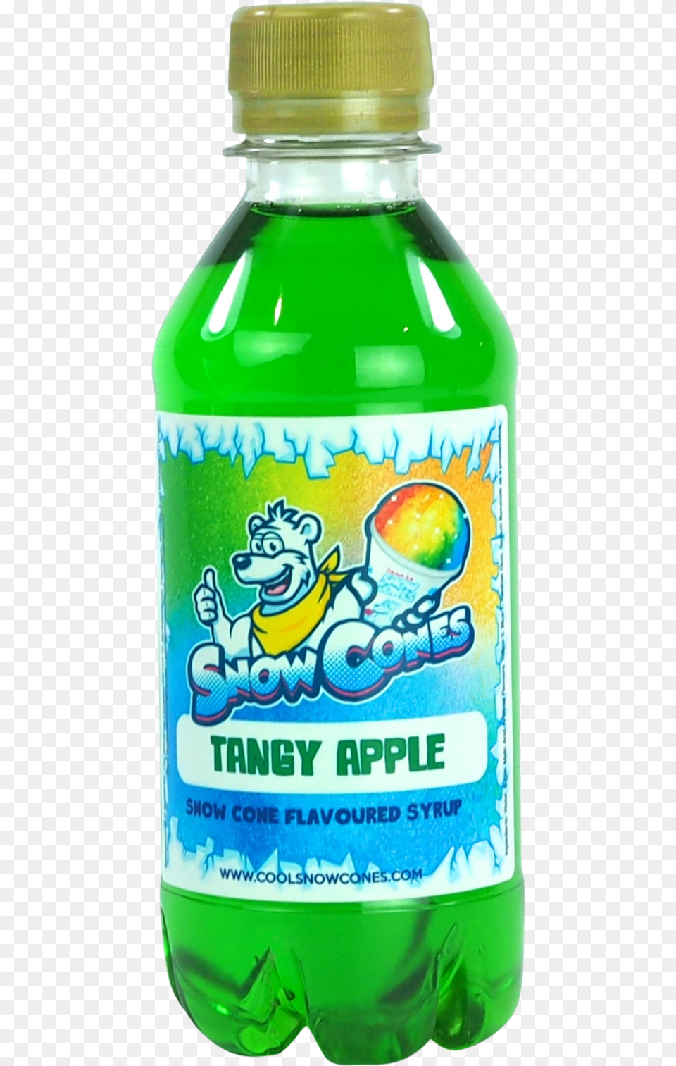 Tangy Apple 250ml Snow Cone Syrup Iron Brew Syrup, Bottle, Beverage, Pop Bottle, Soda Free Png Download