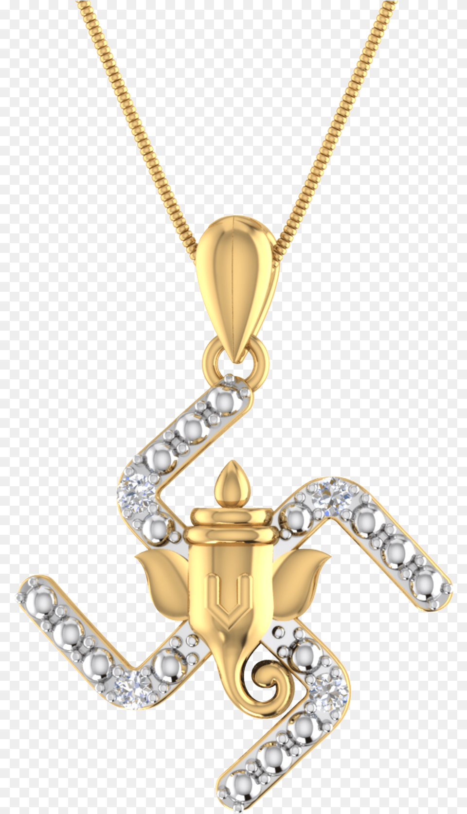 Tanishq Diamond Gold Pendant, Accessories, Jewelry, Necklace Free Png