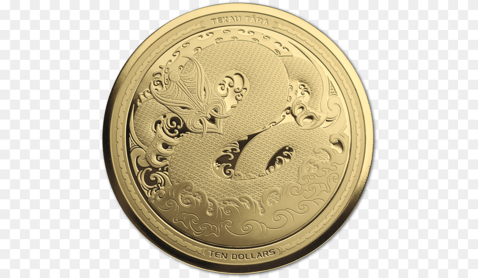 Taniwha Gold Coin, Money Free Png Download
