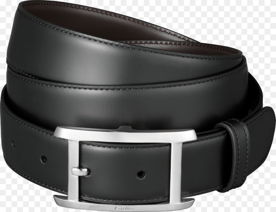 Tank Amricaine Beltblack Cowhide Palladium Finish Ceinture Cartier Tank, Accessories, Belt, Buckle, Bag Png Image