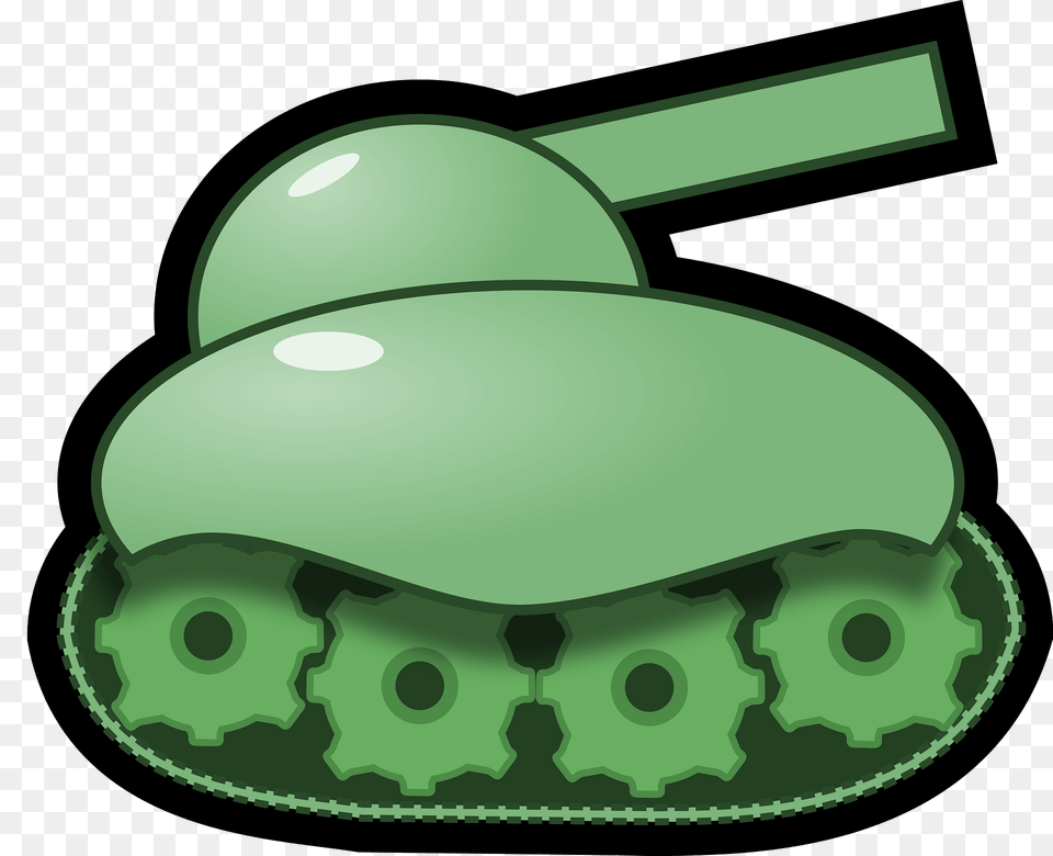 Tank Clipart, Green Png