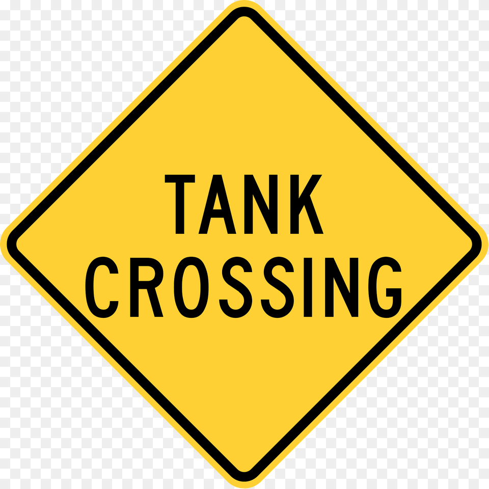 Tank Crossing Pennsylvania Clipart, Road Sign, Sign, Symbol Free Png