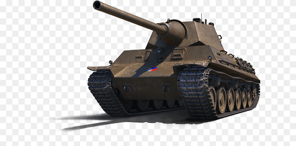 Tank Koda T, Armored, Military, Transportation, Vehicle Png Image