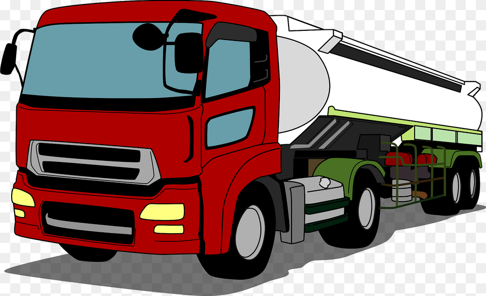 Tank Truck Clipart, Trailer Truck, Transportation, Vehicle, Machine Free Transparent Png