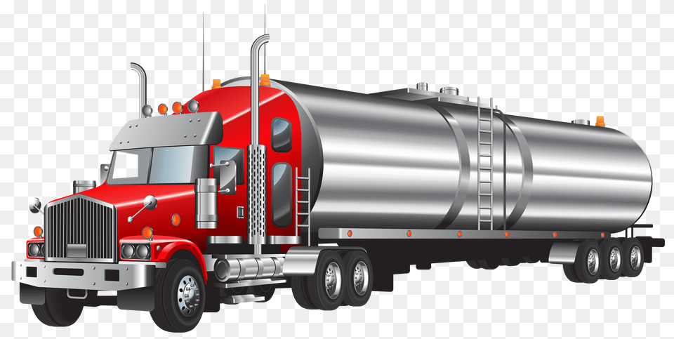 Tank Truck Clipart, Trailer Truck, Transportation, Vehicle, Moving Van Free Transparent Png