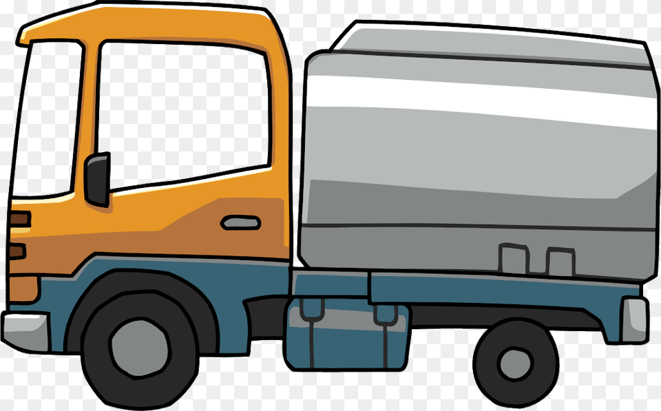 Tank Truck Scribblenauts Wiki Clipart Semi Truck, Moving Van, Transportation, Van, Vehicle Free Png