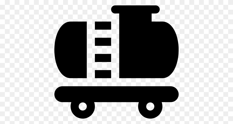 Tank Wagon Train Icon, Gray Png Image