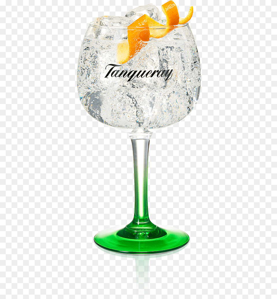 Tanqueray Amp Tonic With Orange Peel Tanqueray Gin Tonic, Glass, Alcohol, Beverage, Cocktail Free Transparent Png