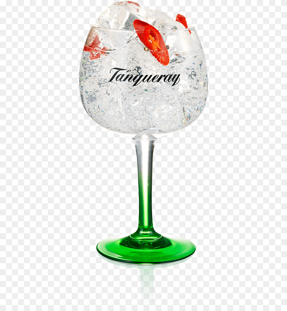 Tanqueray Gin Amp Tonic With Chilli And Peppercorn Tanqueray 10 Gin And Tonic Garnish, Alcohol, Beverage, Glass, Liquor Png Image