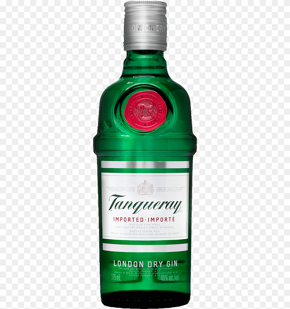 Tanqueray London Dry Gin 375 Ml Tanqueray, Alcohol, Beverage, Liquor, Bottle Free Png Download