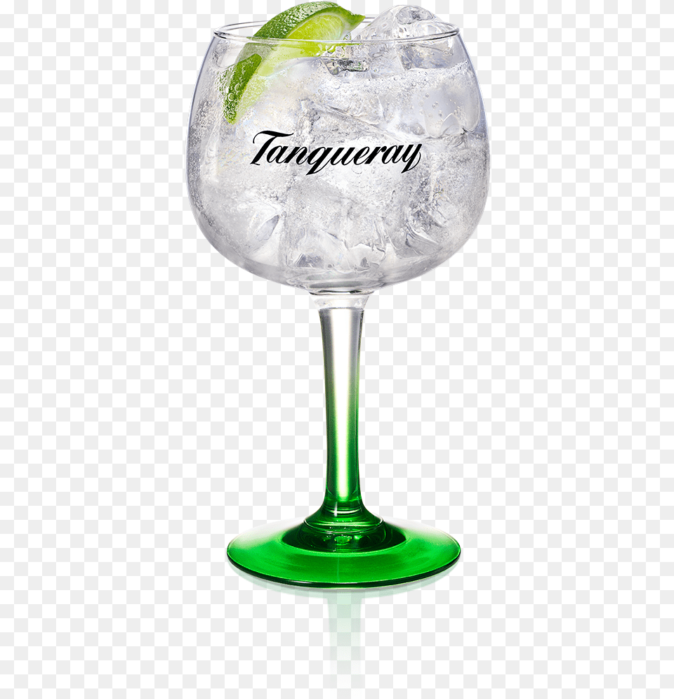 Tanqueray London Dry Gin Amp Tonic Tanqueray Copa Glass, Produce, Plant, Lime, Fruit Free Png Download