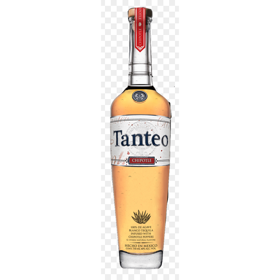 Tanteo Tequila Chipotle, Alcohol, Beverage, Liquor, Beer Free Png