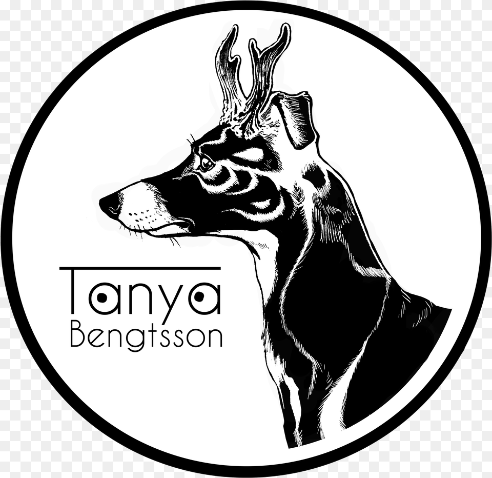 Tanya Bengtsson Police Dog, Stencil, Logo, Sticker, Animal Png Image