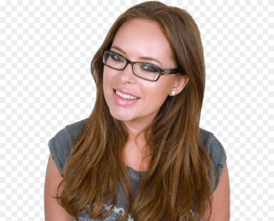 Tanya Burr Glasses Glasses, Accessories, Smile, Portrait, Photography Free Png Download
