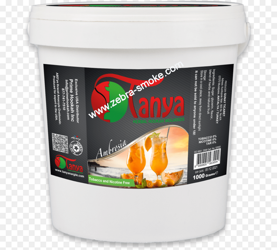 Tanya Herbal Shisha 1000g Iced Tea, Dessert, Food, Yogurt, Qr Code Free Png